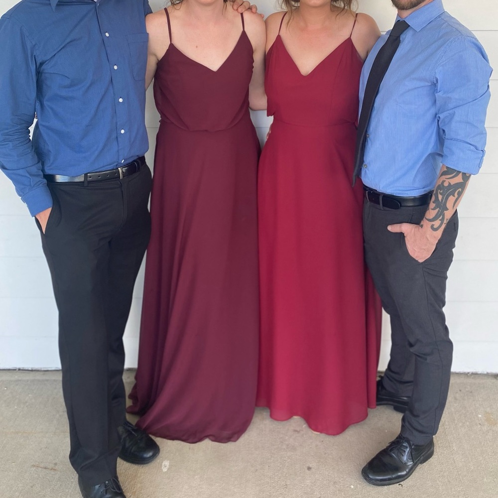 Bordeaux Kennedy Blue bridesmaid dress